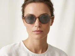 BS0824-0024_Brown_Oval_TR90_Sunglasses-tryon_female