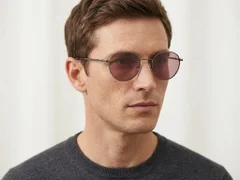 BS0824-0032_Copper_Oval_Metal_Sunglasses-tryon_male