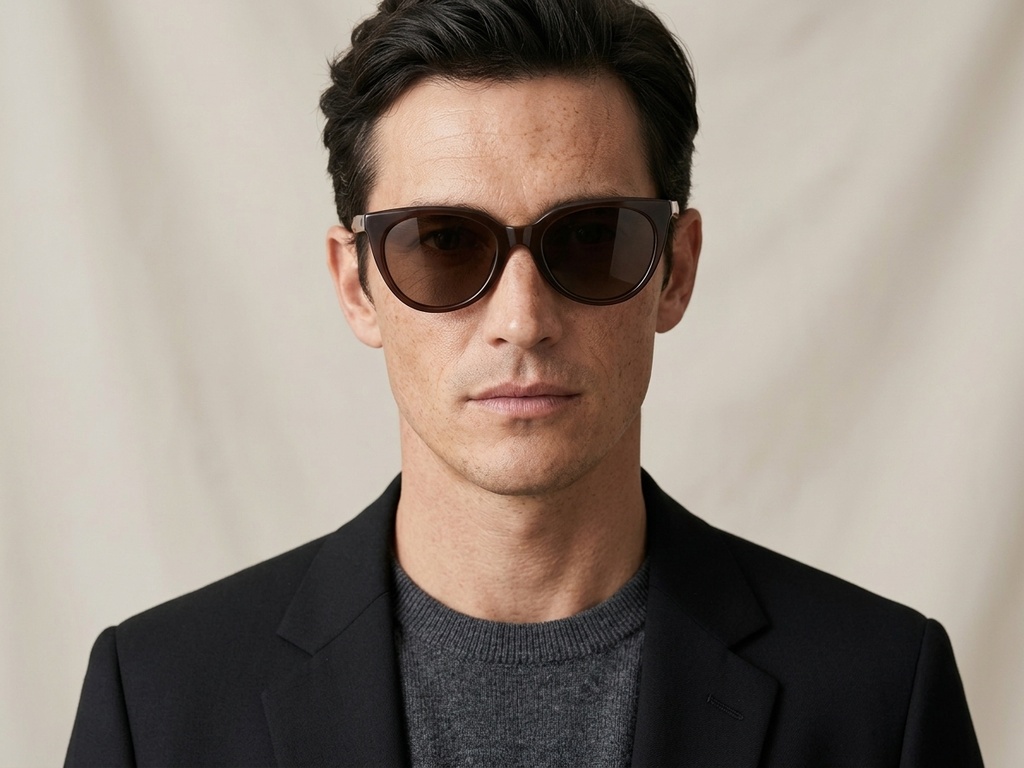 BS0824-0038_Brown_Oval_TR90_Sunglasses-tryon_male