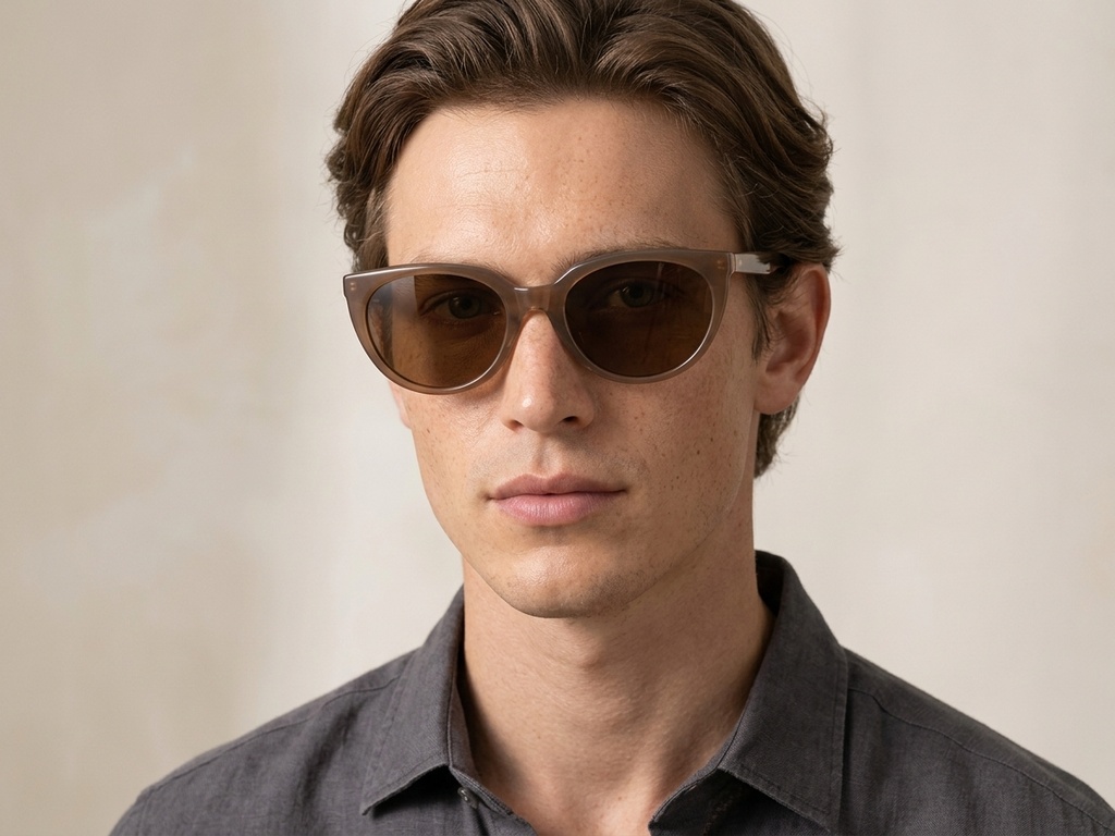 BS0824-0040_Brown_Oval_TR90_Sunglasses-tryon_male