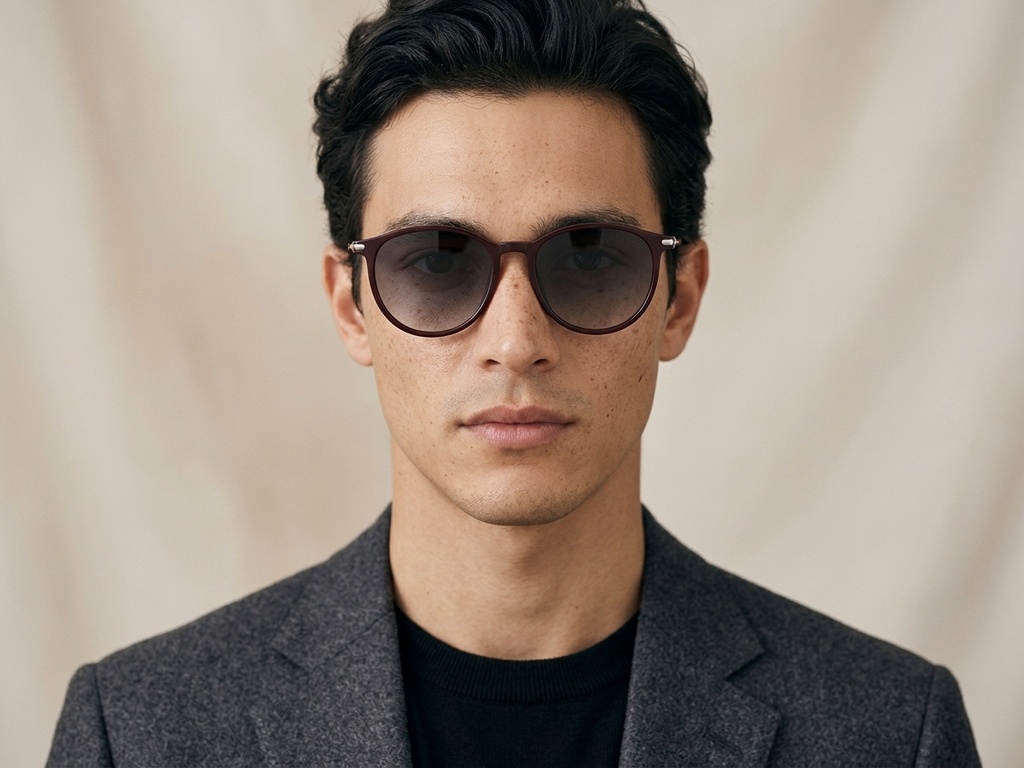 BS0824-0042_Red_Oval_TR90_Sunglasses-tryon_male
