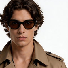 BS0824-0047_Black_Oval_TR90_Sunglasses_model