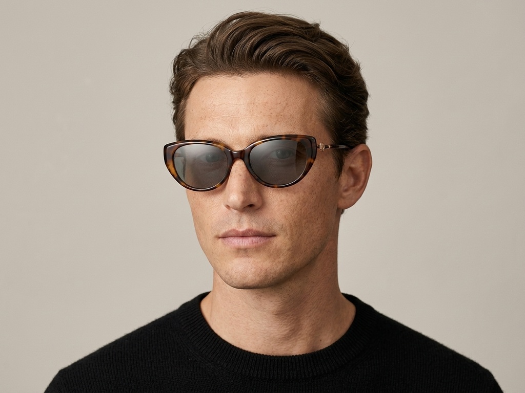 BS0824-0048_Tortoiseshell_Oval_TR90_Sunglasses-tryon_male