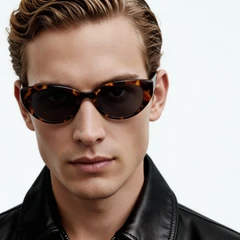 BS0824-0048_Tortoiseshell_Oval_TR90_Sunglasses_Model