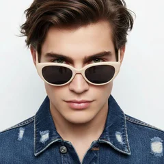 bs0824-0050_cream_oval_tr90_sunglasses_model