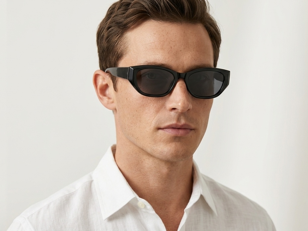 BS0824-0051_Black_Oval_TR90_Sunglasses-tryon_male