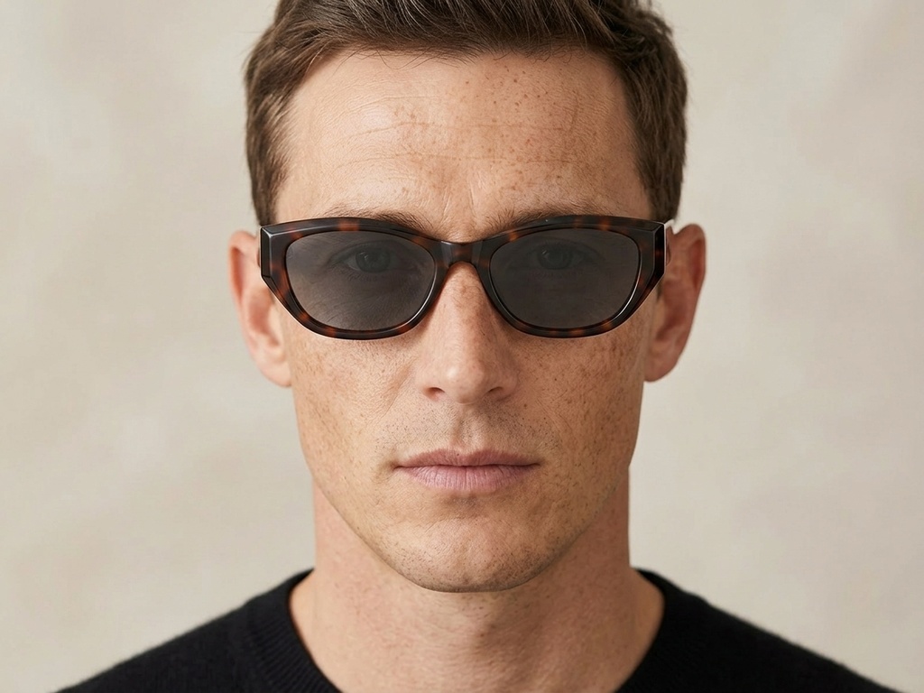 BS0824-0053_Tortoiseshell_Oval_TR90_Sunglasses-tryon_male