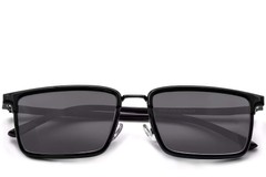 BS0824-0056_Black_Rectangular_TR90_Sunglasses_front
