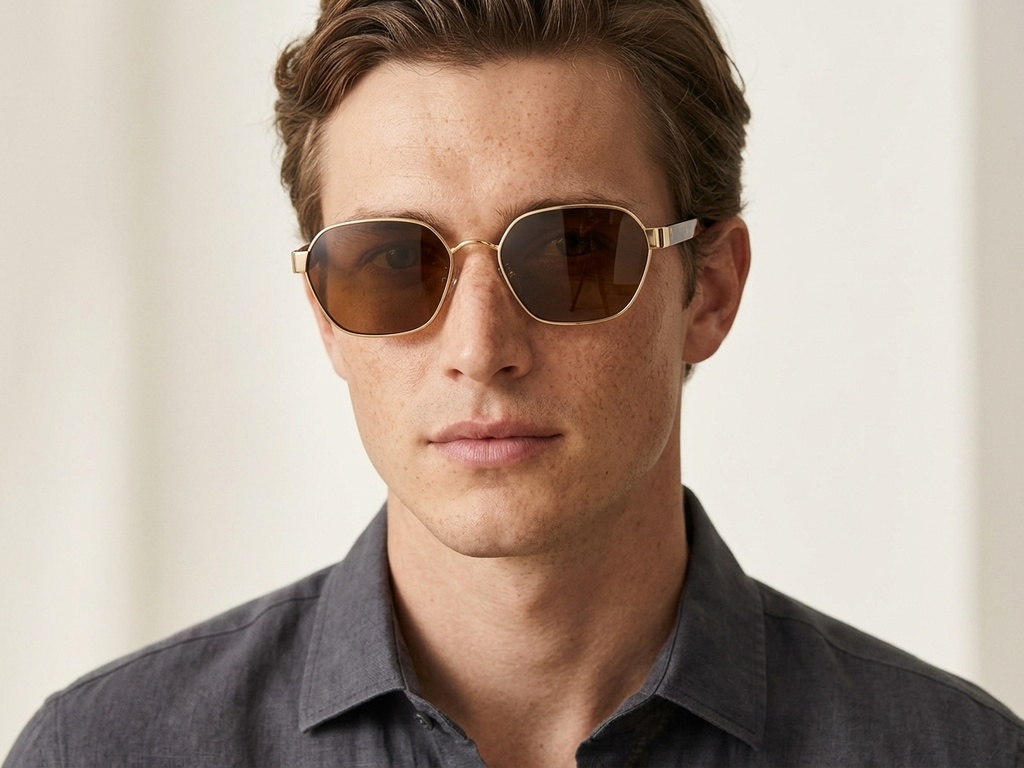 BS0824-0069_Golden_Geometric_Metal_Sunglasses-tryon_male