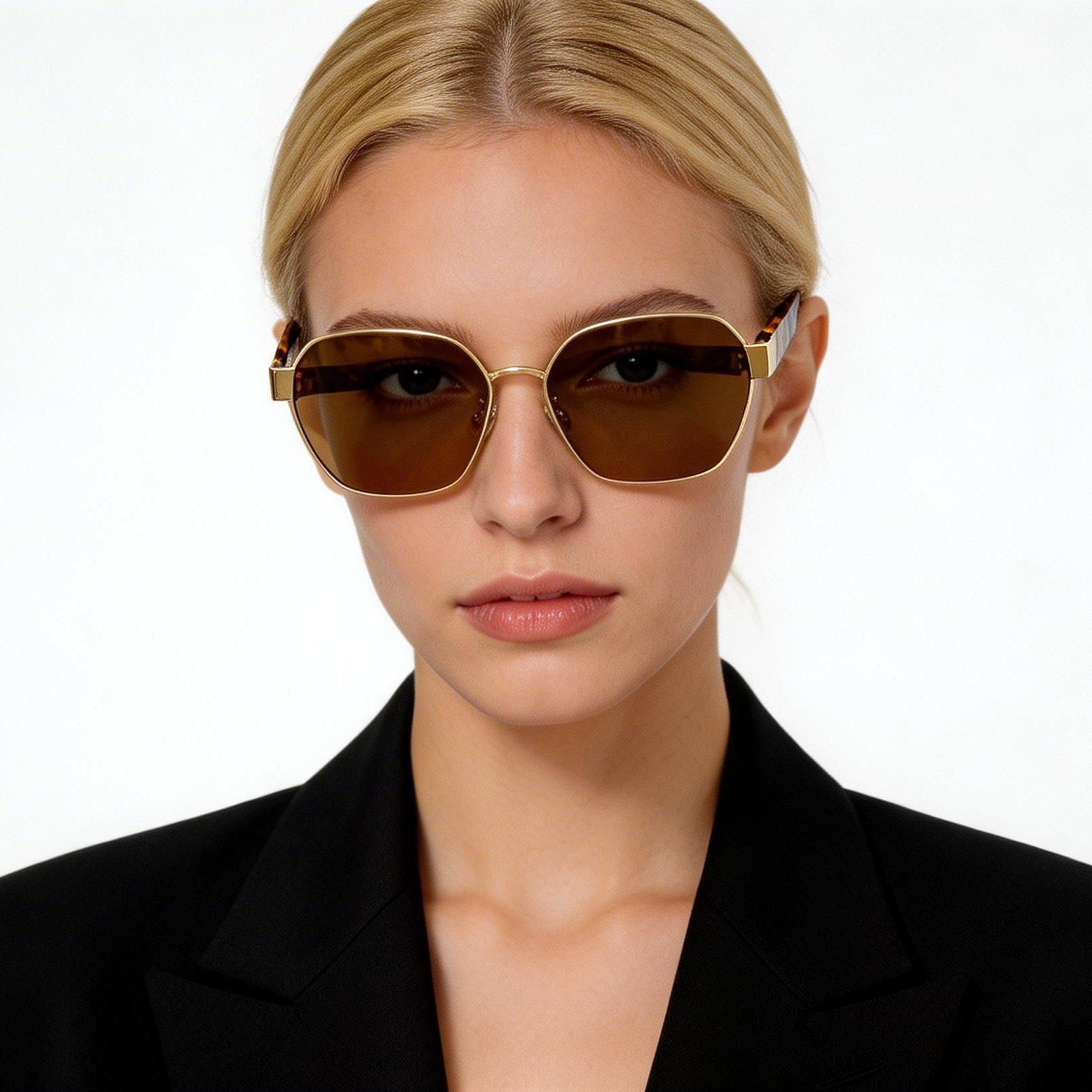 bs0824-0069_golden_geometric_metal_sunglasses_model