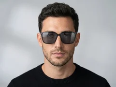 BS0824-0070_Black_Rectangular_TR90_Sunglasses-tryon_male