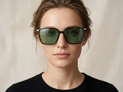 BS0824-0071_Black_Rectangular_TR90_Sunglasses-tryon_female