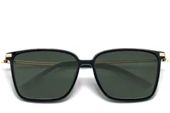 BS0824-0071_Black_Rectangular_TR90_Sunglasses_front