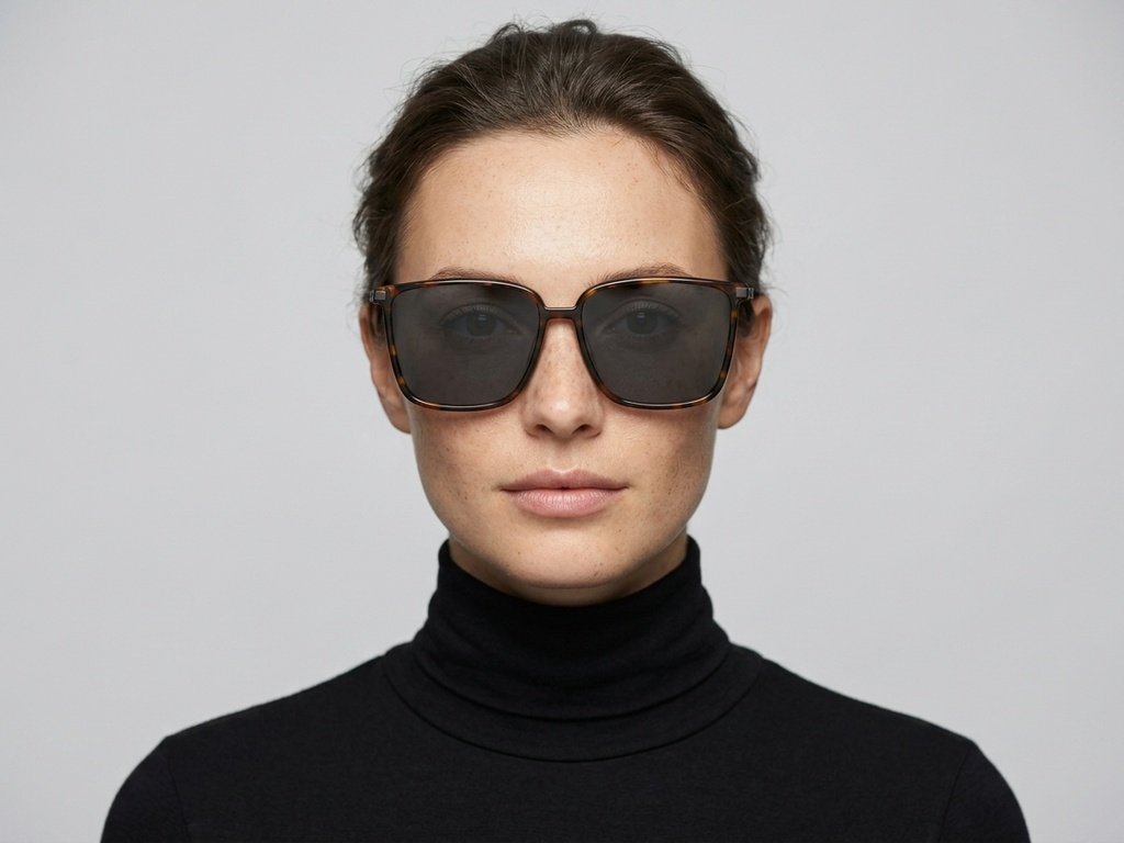 BS0824-0072_Tortoiseshell_Rectangular_TR90_Sunglasses-tryon_female