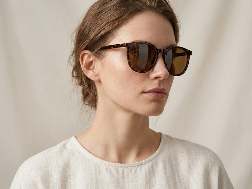 BS0824-0075_Tortoiseshell_Oval_TR90_Sunglasses-tryon_female