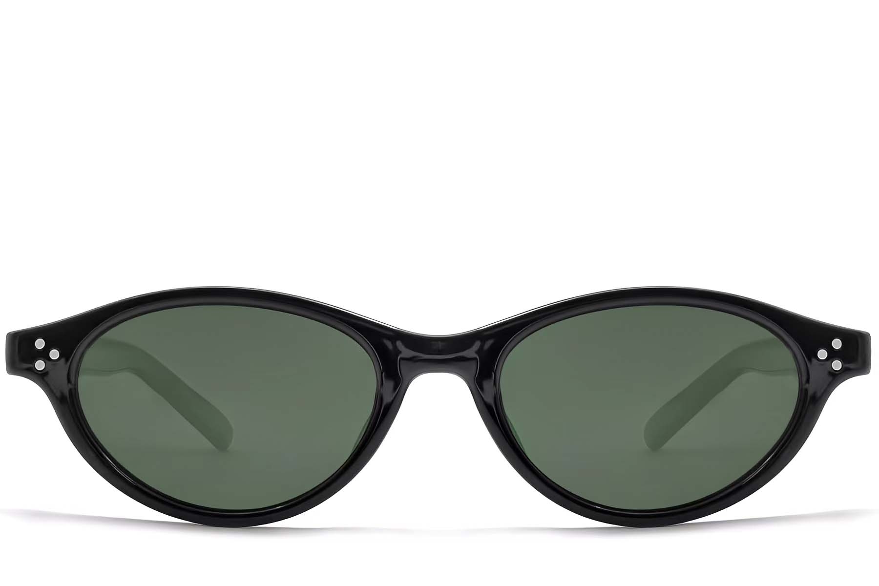 BS0824-0083_Black_Oval_TR90_Sunglasses_front