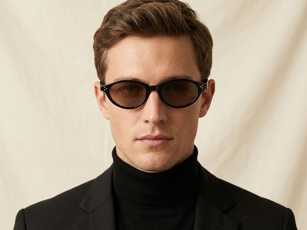 BS0824-0084_Black_Oval_TR90_Sunglasses-tryon_male