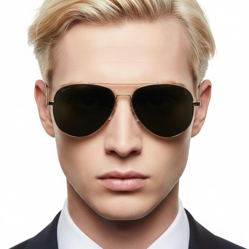bs0824-0087_golden_aviator_metal_sunglasses_front_model
