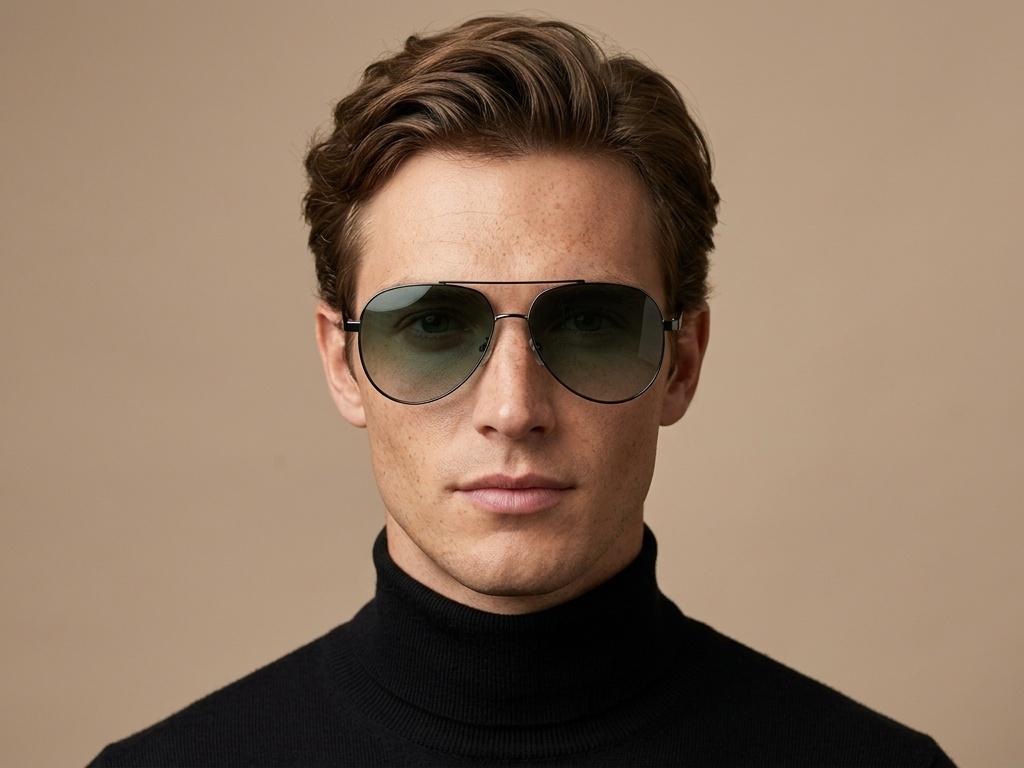 BS0824-0089_Grey_Aviator_Metal_Sunglasses-tryon_male