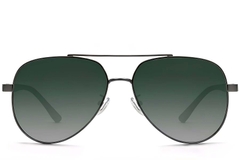 BS0824-0089_Grey_Aviator_Metal_Sunglasses_front