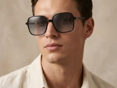 Rectangular Black TR90 Sunglasses #BS0824-0097