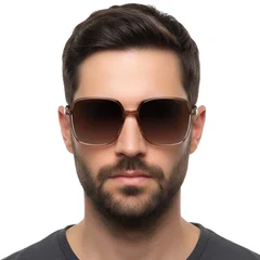 BS0824-0098_Brown_Rectangular_TR90_Sunglasses_model