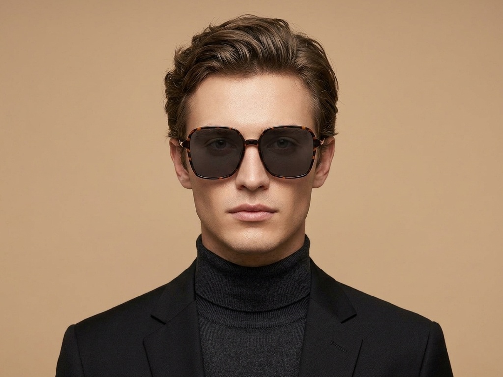 BS0824-0099_Tortoiseshell_Rectangular_TR90_Sunglasses-tryon_male