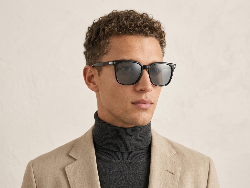 BS0824-0100_Black_Rectangular_TR90_sunglasses-tryon_male