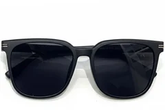 BS0824-0101_Black_Rectangular_TR90_sunglasses_front