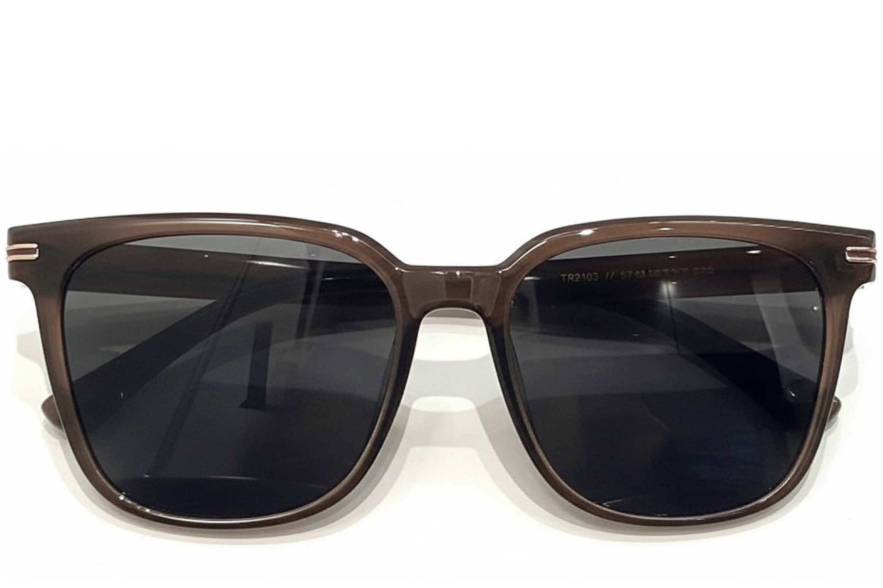 BS0824-0104_Brown_Rectangular_TR90_sunglasses_front
