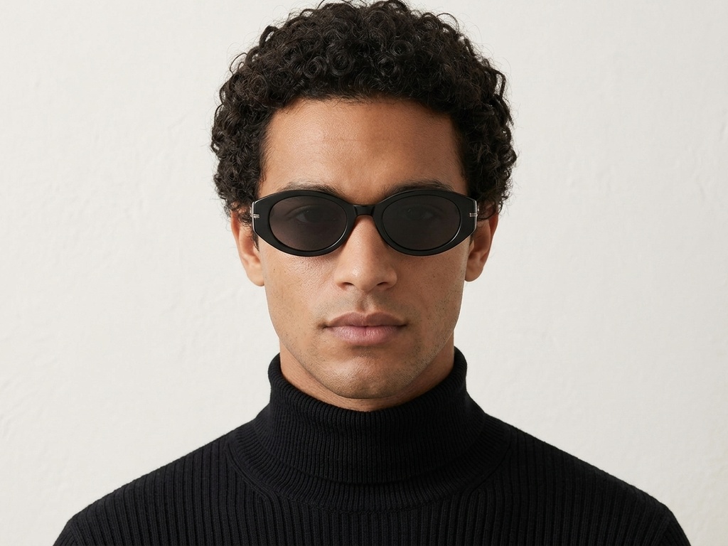 BS0824-0106_Black_Oval_TR90_sunglasses-tryon_male