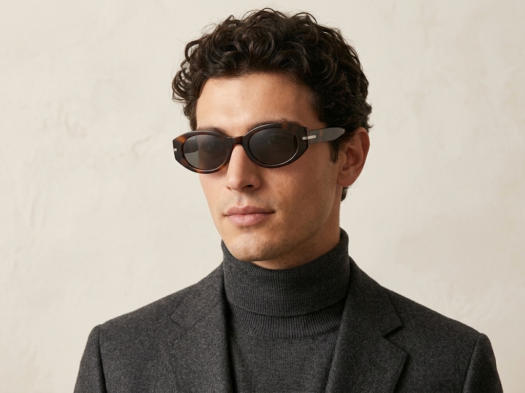 BS0824-0111_Tortoiseshell_Oval_TR90_sunglasses-tryon_male