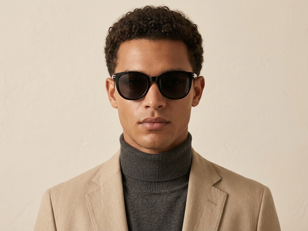 BS0824-0112_Black_Oval_TR90_sunglasses-tryon_male