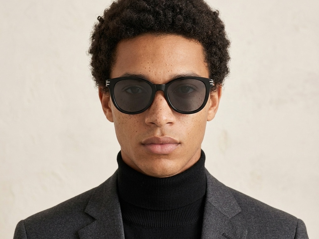 BS0824-0113_Black_Oval_TR90_sunglasses-tryon_male