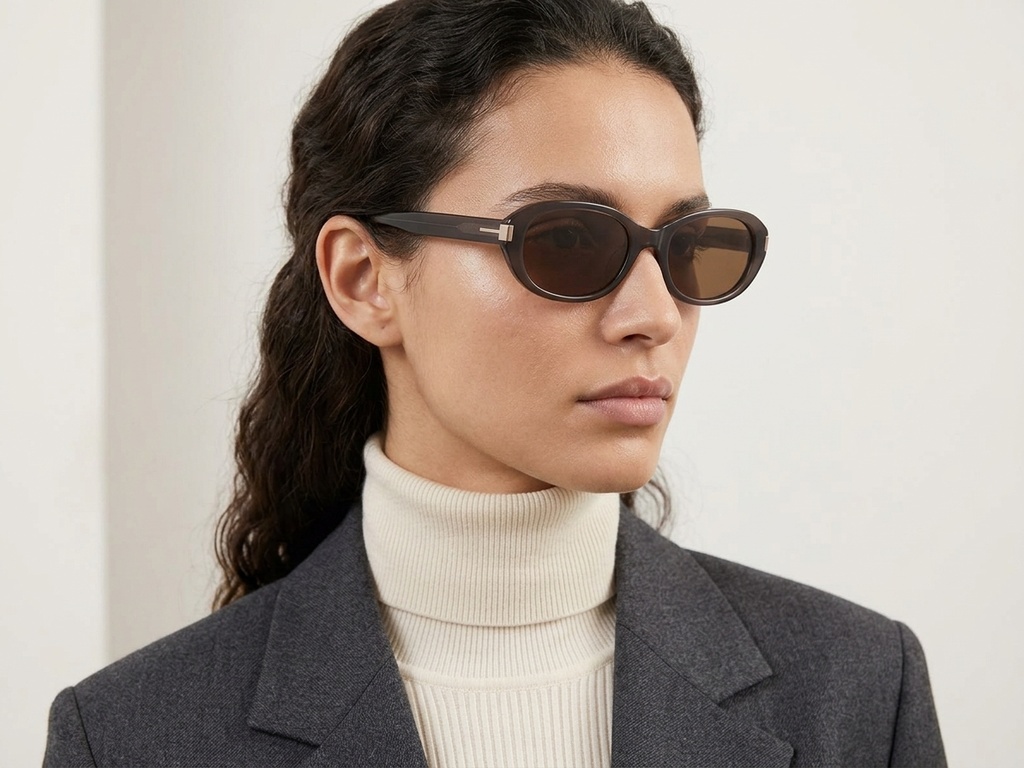 BS0824-0120_Brown_Oval_TR90_sunglasses-tryon_female