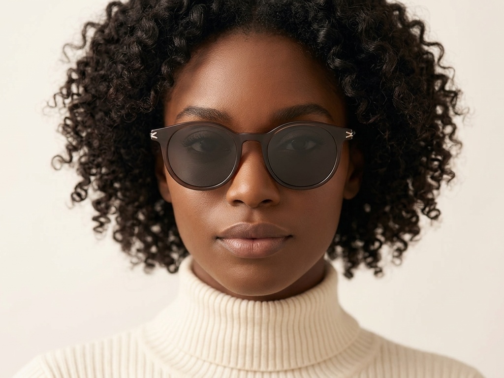 BS0824-0126_Brown_Oval_TR90_sunglasses-tryon_female