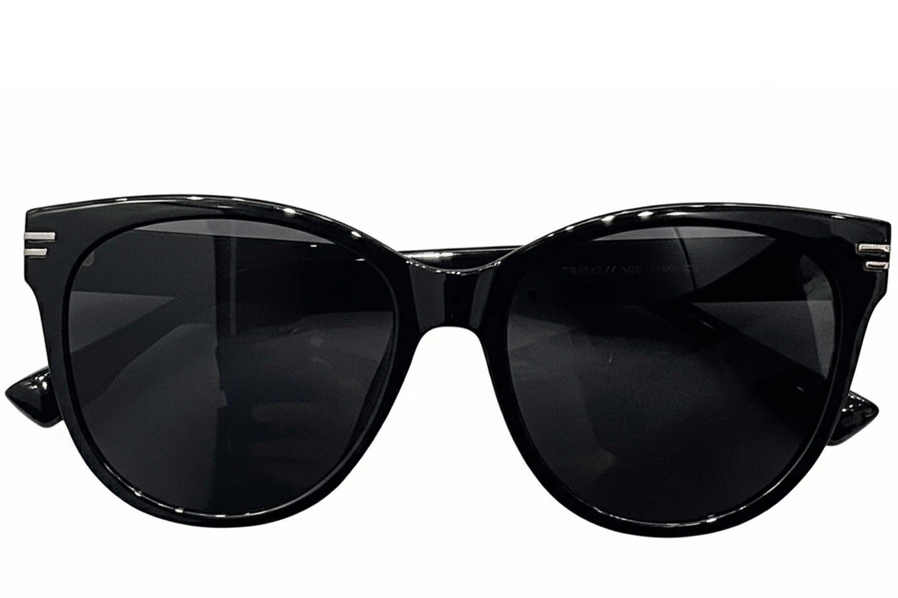 BS0824-0136_Black_Oval_TR90_sunglasses_front