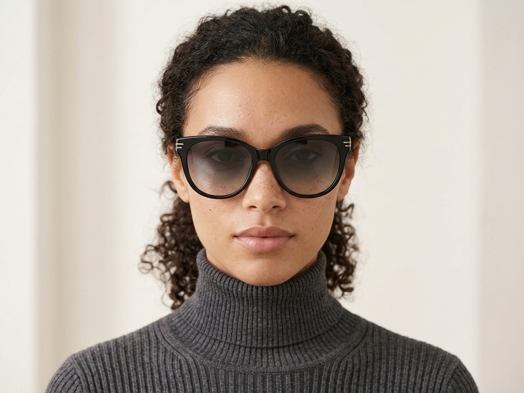 BS0824-0138_Black_Oval_TR90_sunglasses-tryon_female