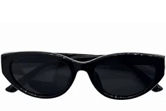 BS0824-0143_Black_Oval_TR90_sunglasses_front
