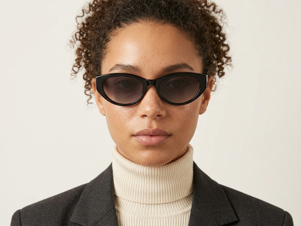 BS0824-0144_Black_Oval_TR90_sunglasses-tryon_female