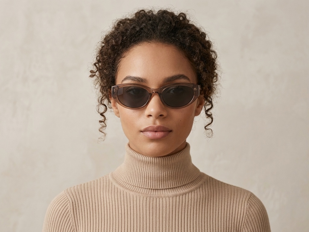 BS0824-0146_Brown_Oval_TR90_sunglasses-tryon_female