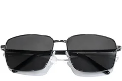 BS0824-0150_Grey_Rectangular_Metal_sunglasses_front