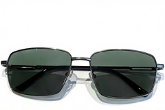 BS0824-0153_Grey_Rectangular_Metal_sunglasses_front