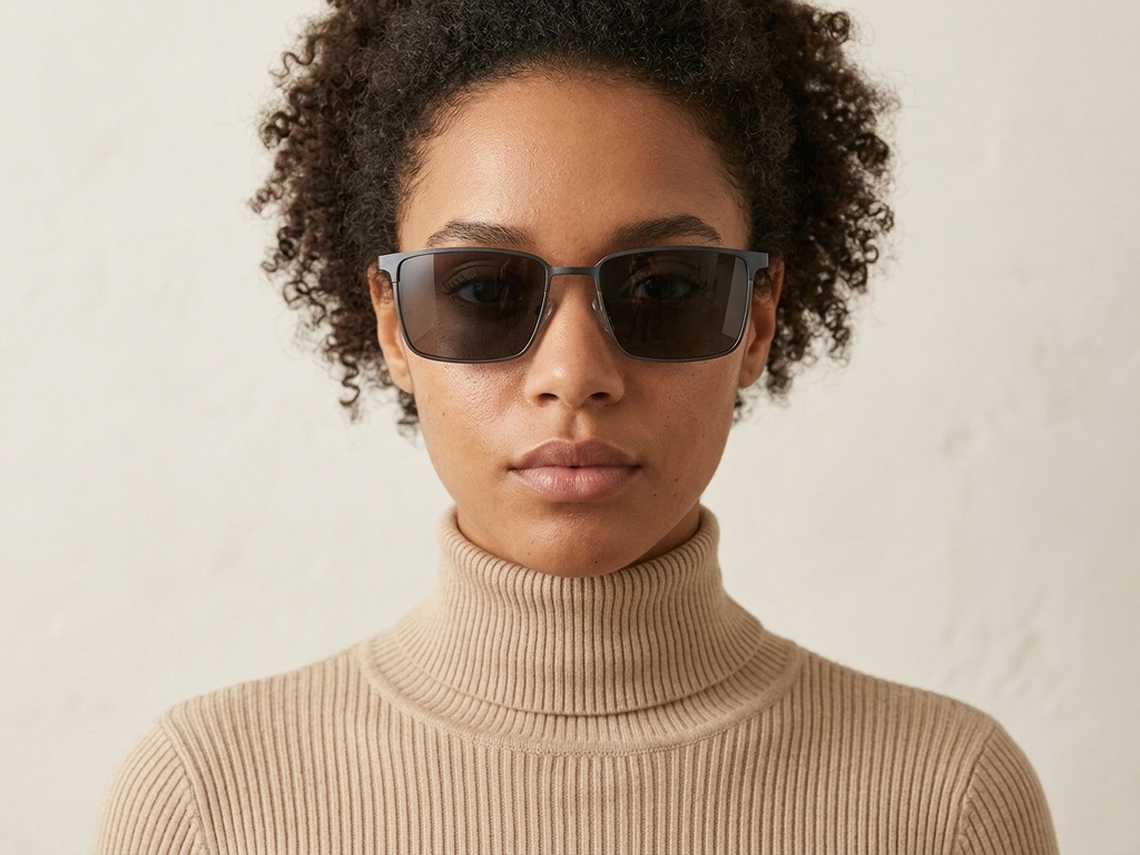 BS0824-0156_Blue_Rectangular_Metal_sunglasses-tryon_female