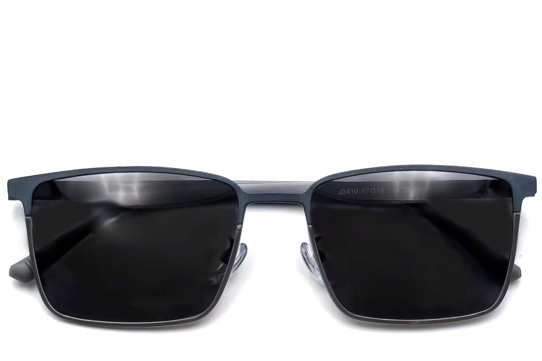 BS0824-0156_Blue_Rectangular_Metal_sunglasses_front