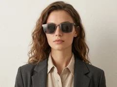 BS0824-0160_Grey_Rectangular_Metal_sunglasses-tryon_female