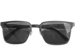 BS0824-0160_Grey_Rectangular_Metal_sunglasses_front