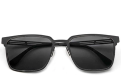 BS0824-0163_Black_Rectangular_Metal_sunglasses_front