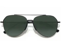 BS0824-0173_Grey_Aviator_Metal_sunglasses_front