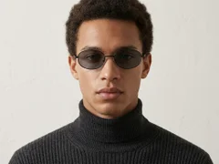 BS0824-0179_Black_Oval_Metal_sunglasses-tryon_male